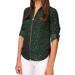 Michael Kors Leopard Print Women's Shirt
